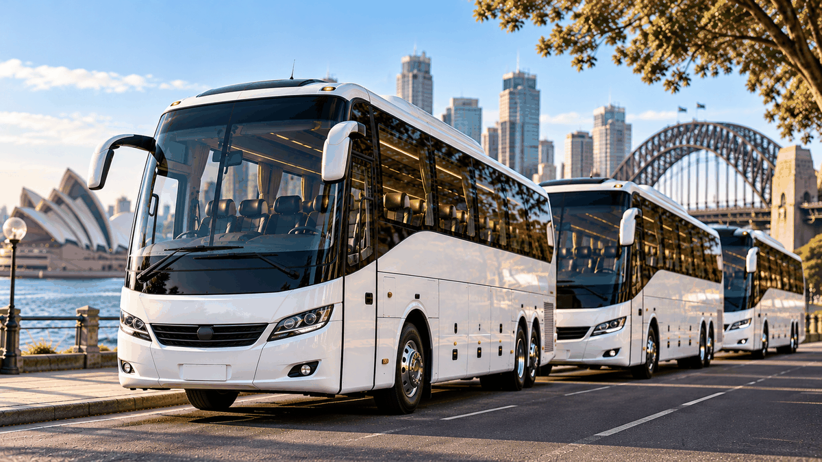 100+ Passenger Multi-Coach Transport Sydney